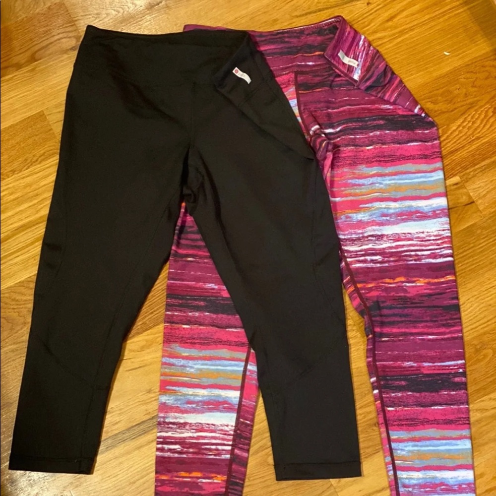 2 pair Zella leggings size medium
